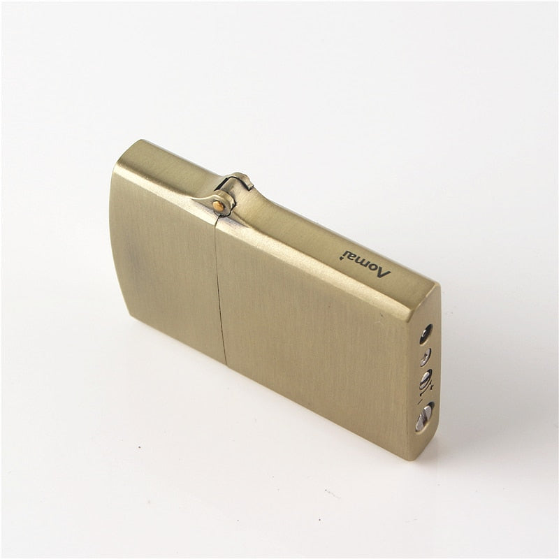 Cigarette Accessories Simple fashion Butane gas metal lighter