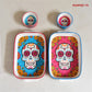 Creative color sugar Skull plate Decor bowl ears squid plate deep plate punk Skull