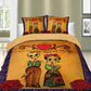 Cute love skull Bedding Set Duvet Cover With Pillowcases