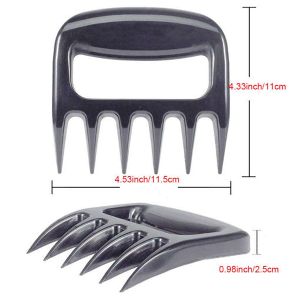 1Pair Bear Paws Claws Meat Handler Forks Tongs Pull Shred Pork Roasting Fork Barbecue Accessories Garden Hand Tools Fork