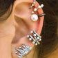 Earrings For Women Wedding Statement Boho Pearl Earrings Jewelry Silver Ear Cuff Clip Earrings brincos