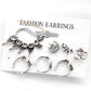 Vintage Bohemia Yoga Elephant Silver Earrings Fashion Jewelry No pierced Ear Cuff Clip Earrings For Women Bijoux