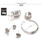 Vintage Hollow Out Silver Ear Cuff Earrings Sun Cross Earrings Fashion Jewelry Clip Earrings For Wedding Women