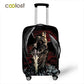Death Angel Skull / Grim Reaper Luggage Protective Covers Elastic Travel Accessories Trolley Suitcase Dust Cover For 18-28 inch