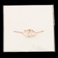 Double Heart Charm Bracelet For Women Rose Gold Pulsera Jewelry Stainless Steel Chain Armbanden Bijoux Femme Bridesmaid Gifts