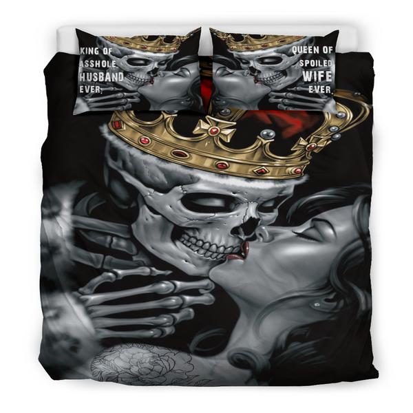 Bedding Sets  3D Digital Printing Skull Bedding Set Duvet Cover