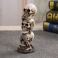 Skull Statue Sculpture Halloween Vintage Home Decoration Accessories