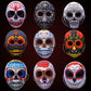 EVA Halloween Skull Mask Painted Peking Opera Mask FullFace Party Adult Kids Terror Gorgeous Supplies Ghost Masquerade Day Dead