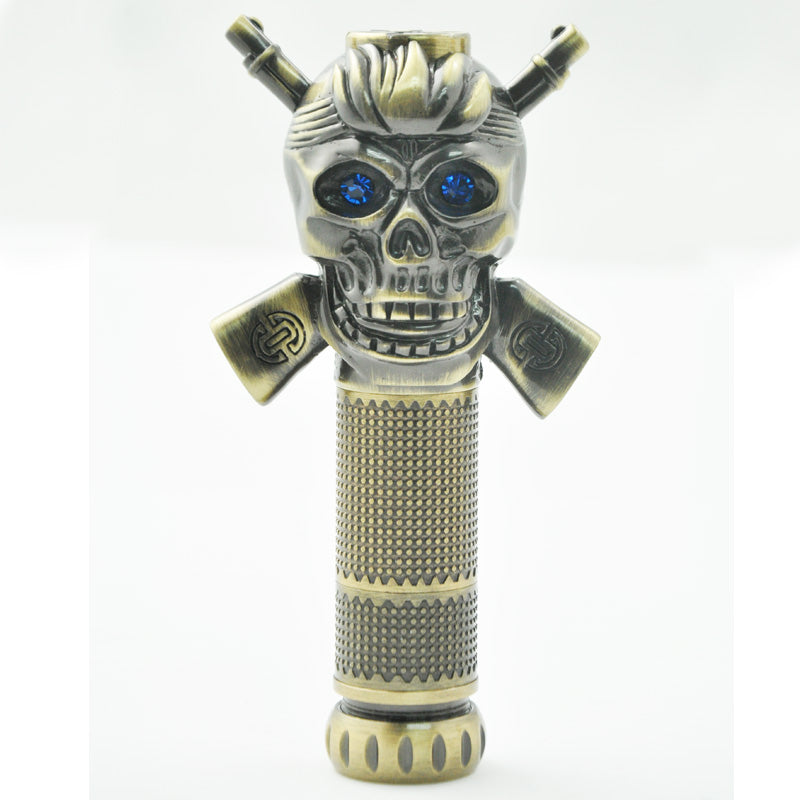 Electronic Cigarette Caribbean Skull Mechanical Mod Battery fit for 510 Thread Atomizer Treasure Souvenir vs box mod