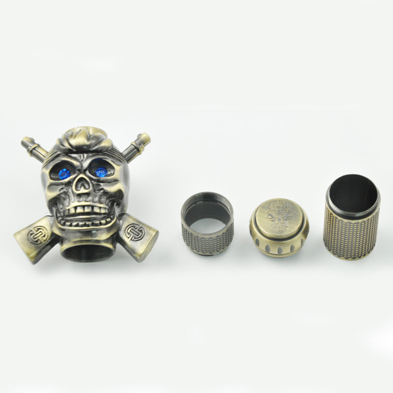 Electronic Cigarette Caribbean Skull Mechanical Mod Battery fit for 510 Thread Atomizer Treasure Souvenir vs box mod