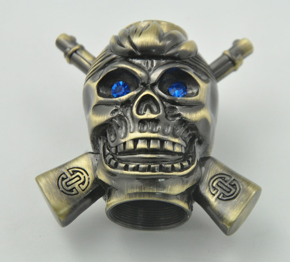 Electronic Cigarette Caribbean Skull Mechanical Mod Battery fit for 510 Thread Atomizer Treasure Souvenir vs box mod