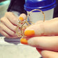 5 pieces. Set the brightness of cute Chic style crystal rhinestone midi fist finger joint ring women ring