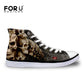 Fashion High Top Shoes Classic Male Lace up Canvas Shoes