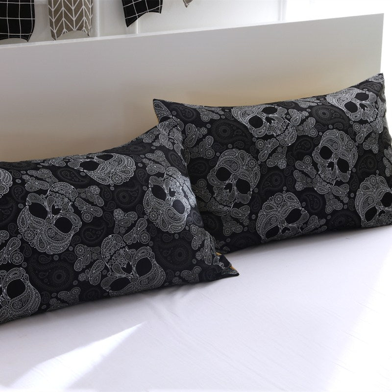 3pcs Bedding Set King size Bohemian skull Print Duvet Cover set with pillowcase AU Queen Bed best gift bedline