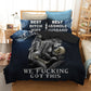 Black skull bedding set queen size 3d Couple kissing skull printed duvet Cover With Pillowcases