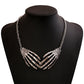 Fashion Halloween Jewelry Collares Vintage Punk Gothic Skull Bone Hand Claw Long Pendant Necklace Women Chains Accessories