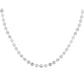 Fashion Sequins Crystal Moon Pendant Necklace for Women Silver Color Multilayer Collar Choker Necklace Bohemian Jewelry Gift