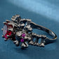 Ghost evil Skull skeleton Hand red Ring Punk style Motor Biker women Ring new skull men's jewelry gifts