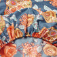 Golden Sugar Skull Bedding Set King Queen Size Flowers Print 4Pcs