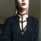 Gothic Body Top Cage Harness Bra Gothic Bondage Garter Belt Porte Jaretelles Suspenders Women Lingerie Bralette Harness