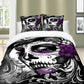 Gothic skull print Bedding Set Twin Full Queen King Super King All Sizes