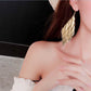 New Design Vintage Fashion Scrub Leaf Clip on Earrings Without Piercing