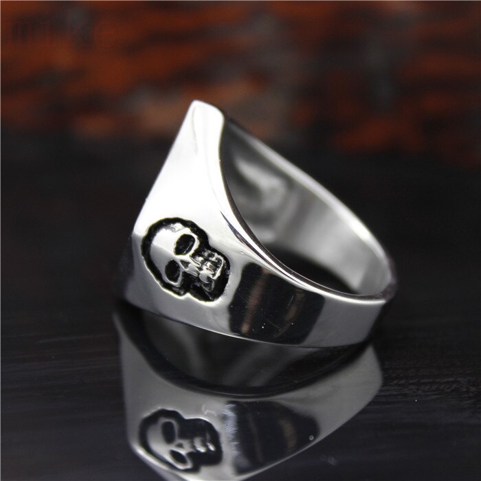 Stainless Steel Jewelry Band Party Men Boys Cool Skull Ring