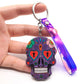 Keychain Calavera Sweet Whimsical Skull Key chain Keyring