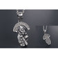 Titanium steel Skull Necklace Sons of Anarchy Pendant Men stainless steel