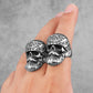 Skull Stainless Steel Mens Rings Punk Hip Hop Cool