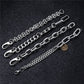 Vintage Fashion Silver Color Titanium Steel Bracelets