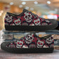 Sugar Skull Pattern Women's Summer Casual Canvas Shoes Ladies