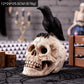 Halloween decorations crow skull pumpkin lamp bar haunted house secret room dress up horror props resin ornaments