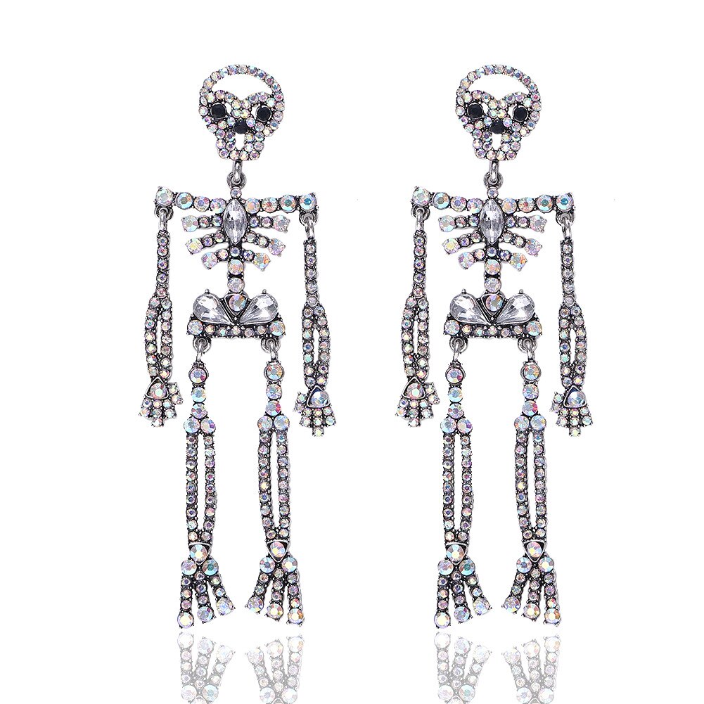 New Fashion Skeleton Skull Earrings