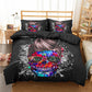 Gothic Skull  Bedding Set Twin Full Queen King Double Sizes Duvet Cover