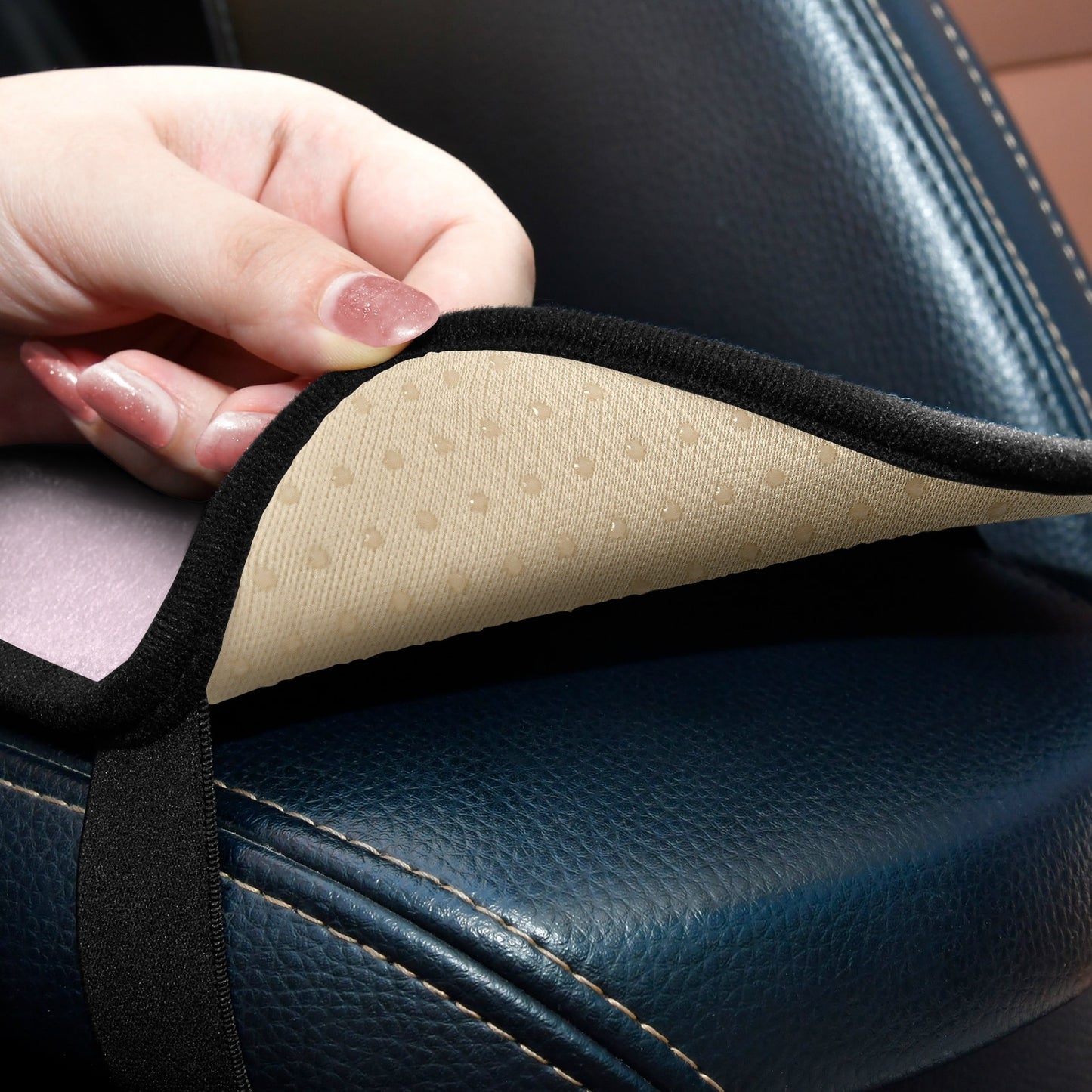 Luxury Car Armrest Cover Mat Universal Custom design