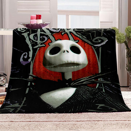 Cartoon The Nightmare Before Christmas Alice Jack Skull Blanket