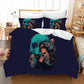 sugar skull Cartoon Bedding Set Duvet Covers Pillowcases beauty skull bed
