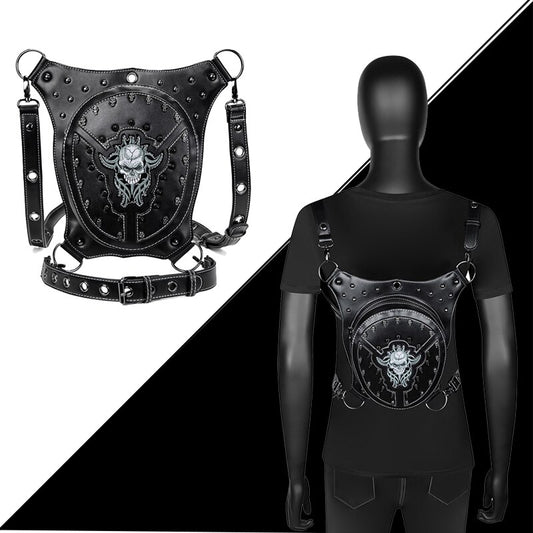 Punk Gothic Rivets Motorcycle Skull Bag Women Men Steampunk