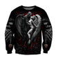 Reaper Skull Angel And Demon 3D All Over Printed Autumn Men Hoodies Unisex Casual Zip Pullover Streetwear sudadera