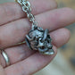 Snake Skull Pendant Wicca Gothic Necklace Punk Jewelry