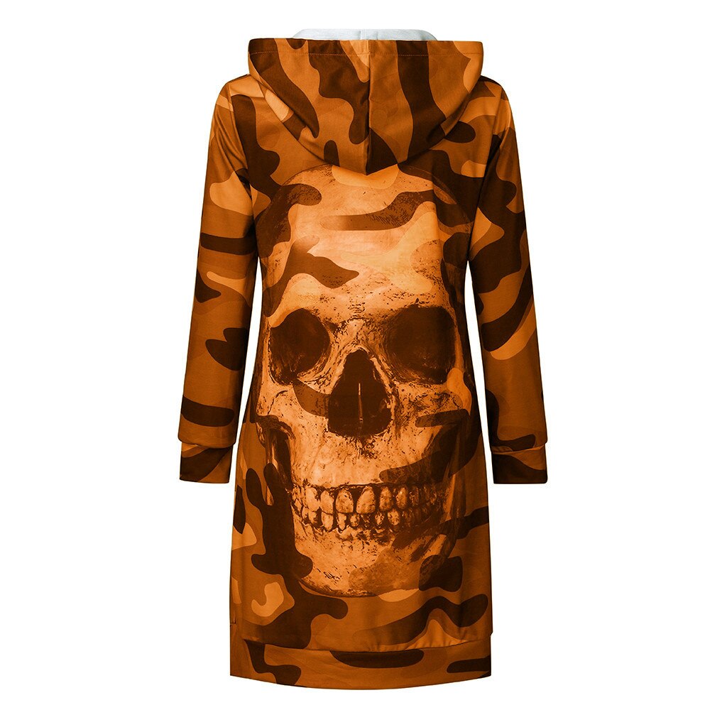 Skull Short Dress For Ladies Plus Size Fashion Women