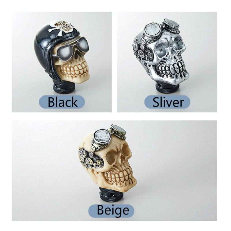 Car Gear Shift Knobs Skull Head Gear Manual Transmission Gear