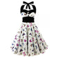 Summer Vintage Retro 50s 60s Skull