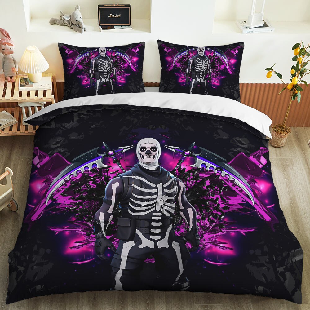 Sugar skull 3D Printed bedding set Luxury Duvet Cover Pillowcase