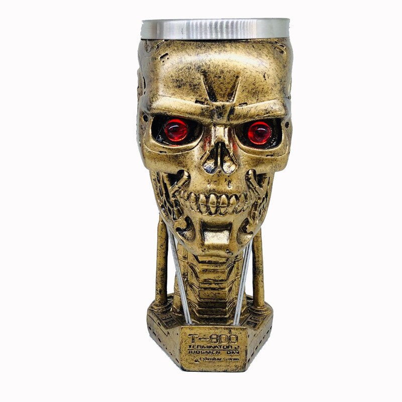 3D Model Skull Skull Goblet Terminator Cup Ashtray Decoration Decorative Cup Red Wine Glass