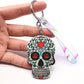 Keychain Calavera Sweet Whimsical Skull Key chain Keyring