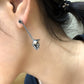 Night 925 Sterling Silver Creative Cool Skull Retro Earrings