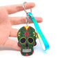 Keychain Calavera Sweet Whimsical Skull Key chain Keyring