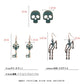 Women Gothic Earrings Set Skull Shape Earrings Set Fashion Goth